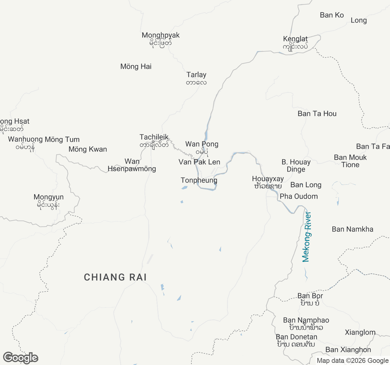 Map of Chiang Saen
